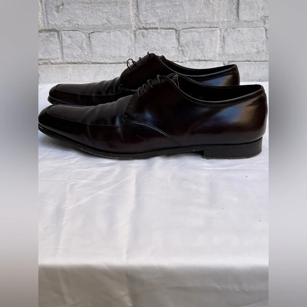PRADA Leather Derby Shoes